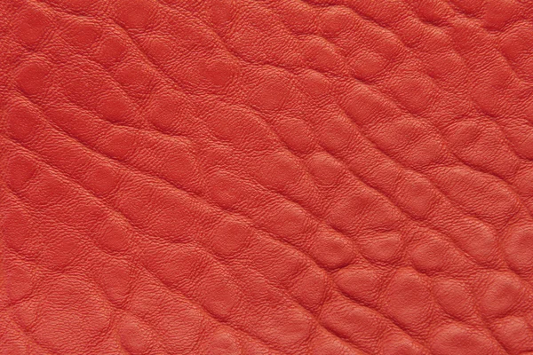 Sfondo o texture in pelle rossa — Foto Stock