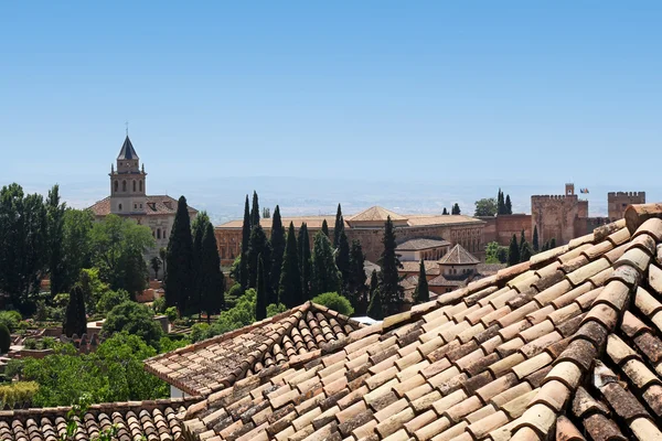 Alhambra in Granada, Spanje — Stockfoto