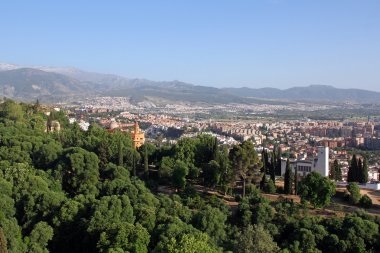 panoramik, granada, Endülüs, İspanya