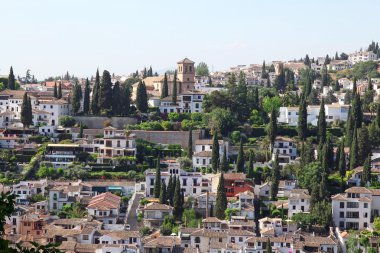 Bölge albayzin granada, Endülüs, İspanya