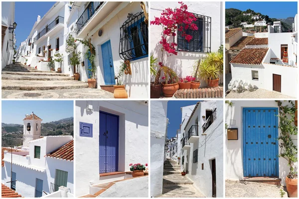 Set van foto's van frigiliana, Andalusië, Spanje — Stockfoto