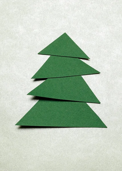 Vánoční Stromek Papíru — Stock fotografie
