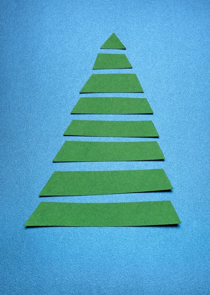 Vánoční Stromek Papíru — Stock fotografie