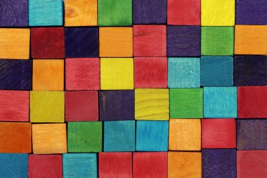 Colorful wooden background clipart