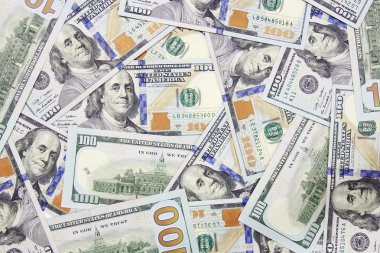 yüz dolarlık banknotlar (yeni 2013 baskı arka plan.)