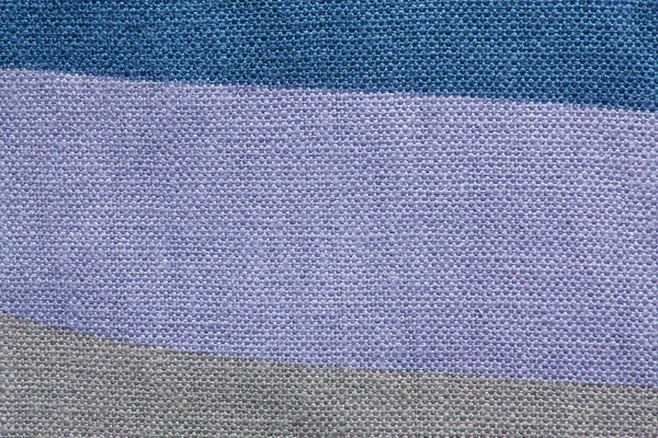 Blauw en grijs canvas textuur — Stockfoto