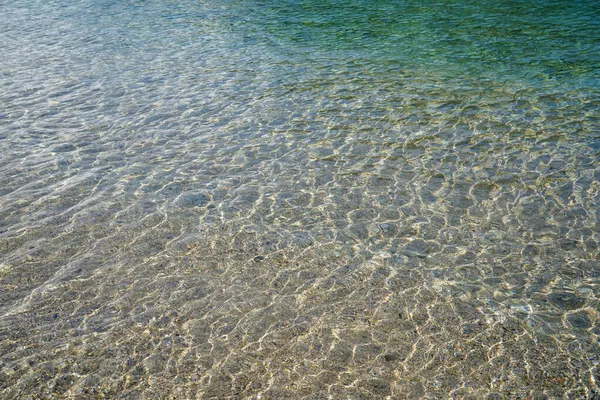 Turquise Mar Textura Arenosa — Fotografia de Stock