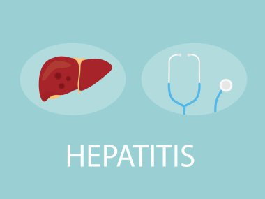 Hepatit virüsü konsepti, karaciğer hastalığı...