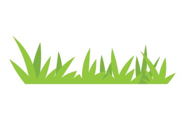 Yeşil otların yaprakları- vektör çizimi