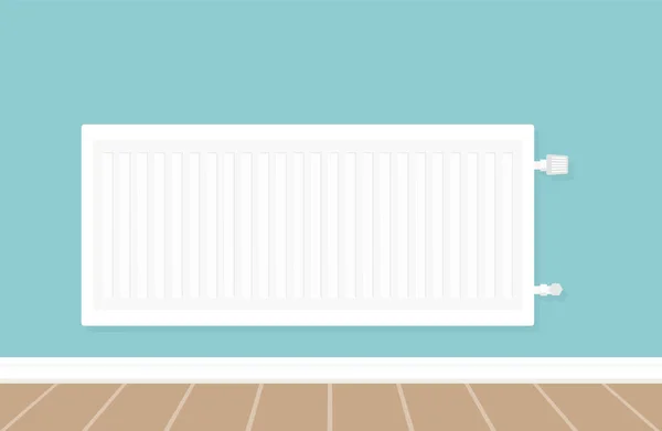 Radiador Calefacción Habitación Vector Ilustración — Vector de stock