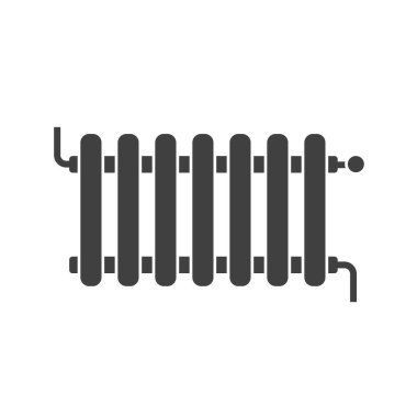 ısıtıcı radyatör simge-vektör çizimi