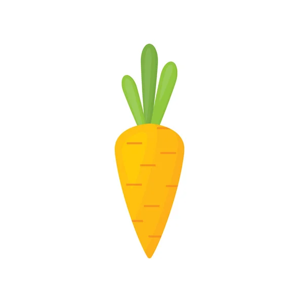 Carrot Vegetable Icon Vector Illustration — ストックベクタ