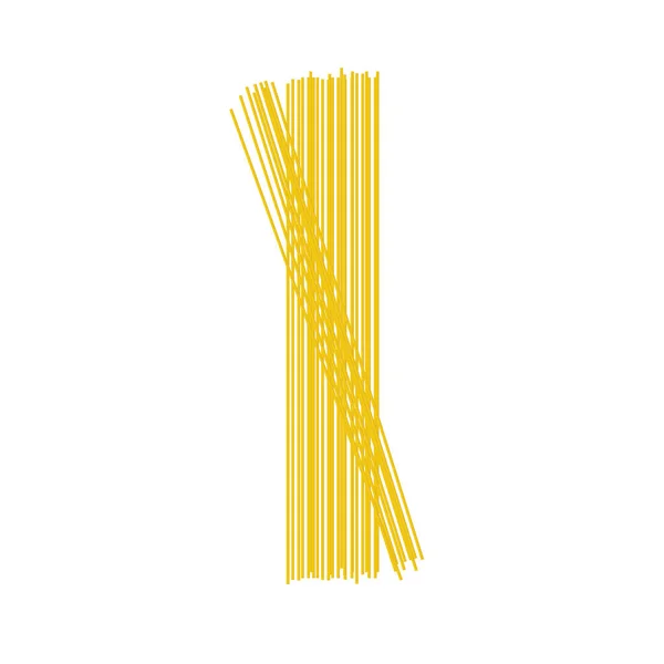 Italiensk Spagetti Pasta Vektor Illustration — Stock vektor