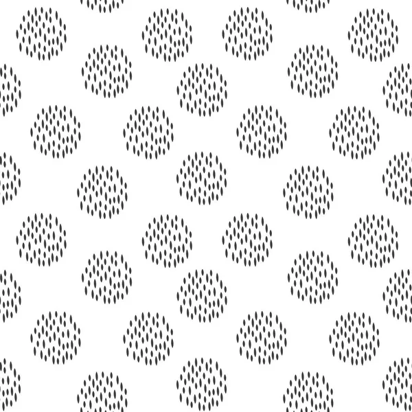 Black Seamless Abstract Pattern Great Wrapping Textile Wallpaper Vector Illustration — ストックベクタ