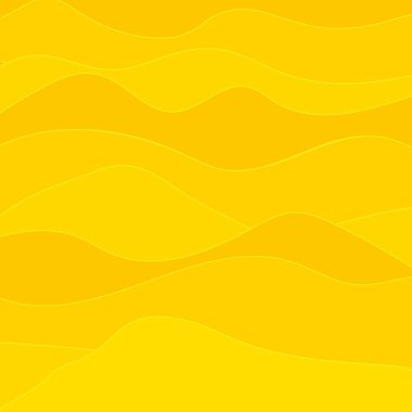 Kumlu sahil, çöl, arka plan kum tepeleri. Vektör çizimi.