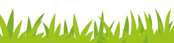 Λεπίδες Πράσινο Λάβαρο Γρασίδι Εικονογράφηση Διάνυσμα — Διανυσματικό Αρχείο
