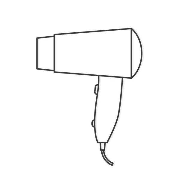 Icon Vektor Illustration Für Haartrockner — Stockvektor