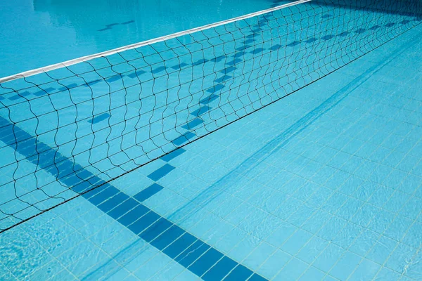 Volleyball Net Swimming Pool — Stock Photo, Image