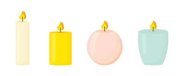 velas de aniversário com números seis e fogo. ícone colorido para  comemoração de aniversário ou festa. luz de velas de férias com cera e vela  de desenho animado engraçado para bolo. ilustração