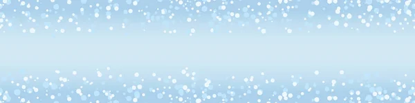 Christmas Winter Snow Banner Vector Illustration — Vetor de Stock