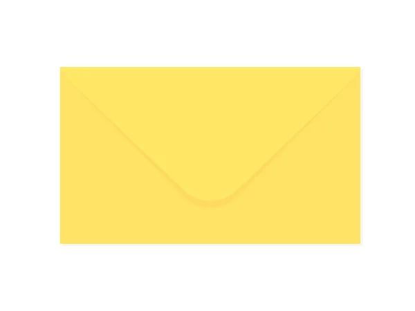 Envelope Amarelo Icon Ilustração Vetorial — Vetor de Stock