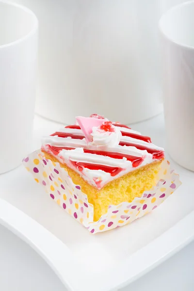 Strawberry Jelly Cake — Stock Photo, Image