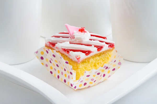 Strawberry Jelly Cake — Stock Photo, Image