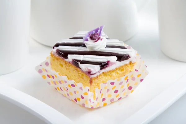 Blueberry Jelly Cake — Stock Photo, Image