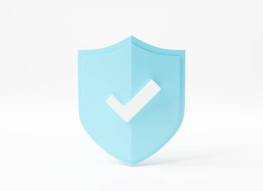 Beyaz arkaplanda kilit veri simgesi simgesi olan asma kilit koruması asma kilit güvenliği, Firewall erişim İnternet gizlilik işareti, güvenli ağ amblemi şablonu, 3D resimleme