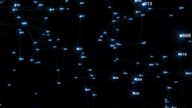 Terabaytlarca ikili kod verisi bilgi akış çizgisinde uçuyor gelgit serisi, ağ yapısı ve sayılarla dijital iş, internet bankacılığı ve finans teknolojisi iletişimi