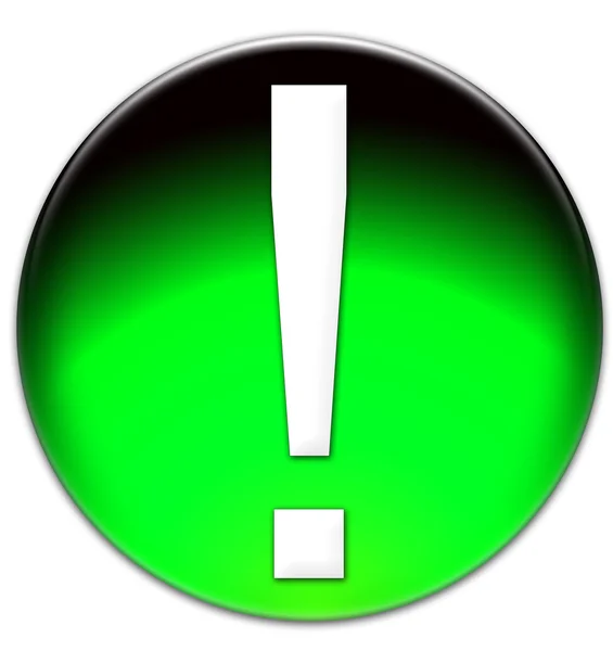 Question mark glass button — Stock Photo, Image