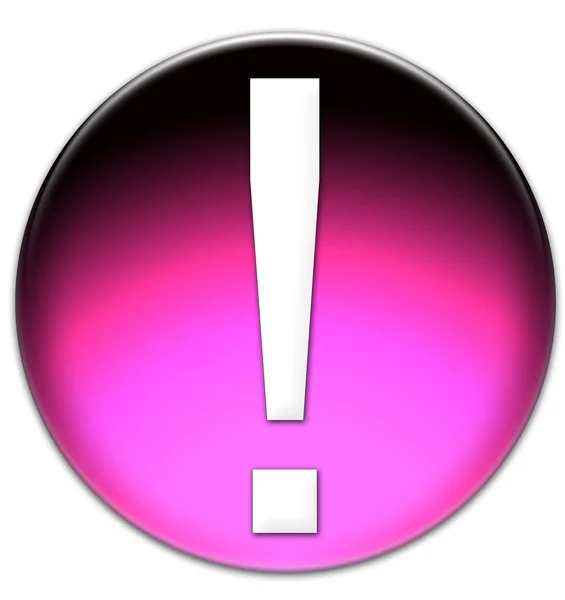 Question mark glass button — Stock Photo, Image