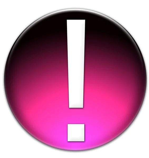 Question mark glass button — Stock Photo, Image