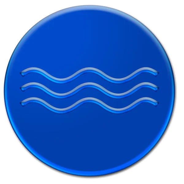 Ícone de ondas — Fotografia de Stock