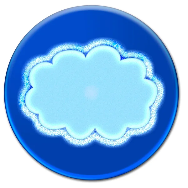 Frozen cloud icon — Stock Photo, Image