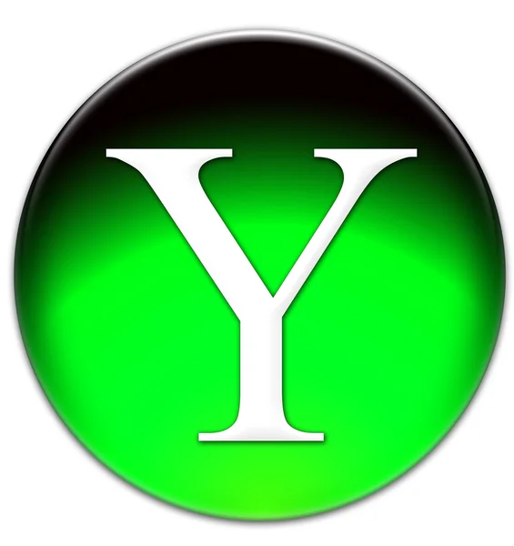 Letter Y icon — Stock Photo, Image