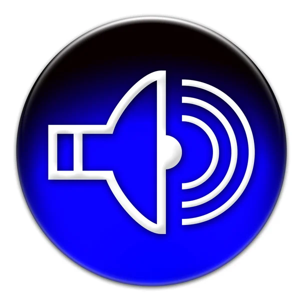 Sound icon button — Stock Photo, Image