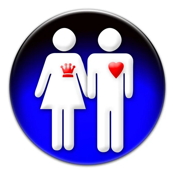 In love icon — Stock Photo, Image