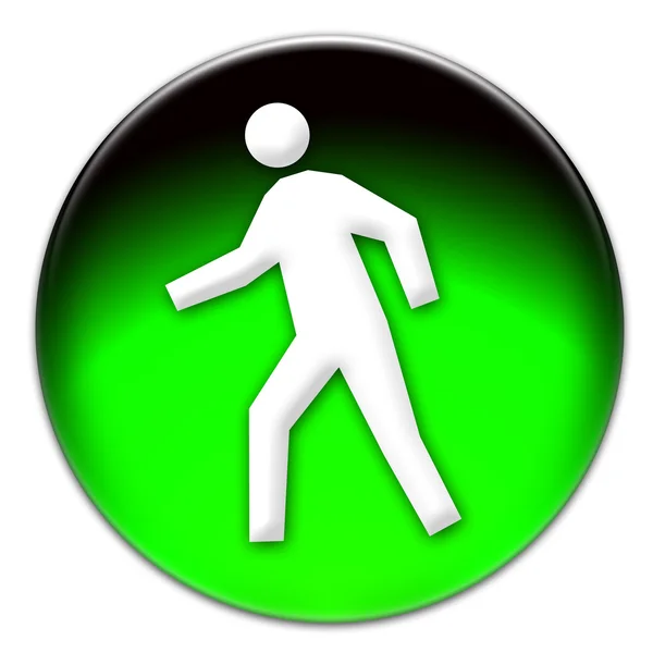 Pedestrian icon illustration — Stock Photo, Image