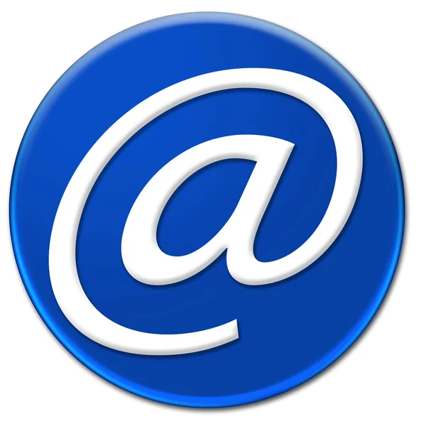 Email At sign icon — Stock Photo, Image