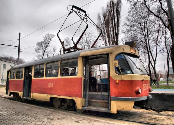 Vintage tram — Zdjęcie stockowe