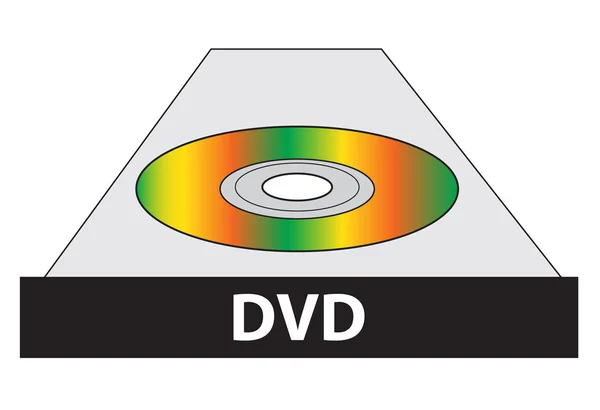 DVDプレーヤー — ストックベクタ