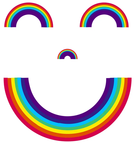 Ler rainbow — Stock vektor