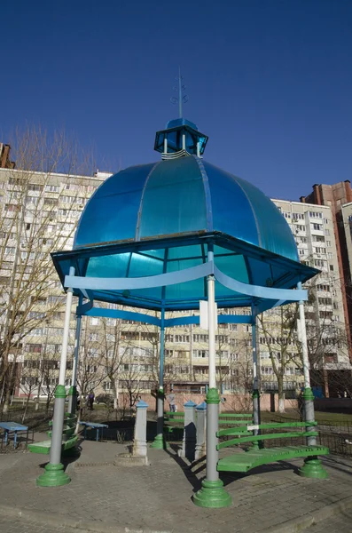 Blue rotunda arch — Stock Photo, Image