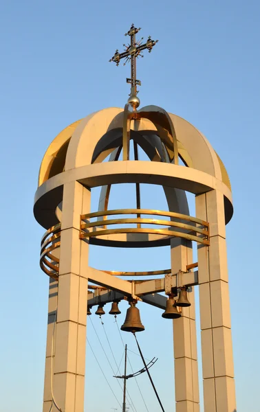 Cruz y campanas — Foto de Stock