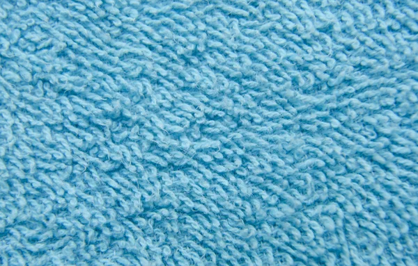 Blue fluffy cloth close view — Stock Photo, Image