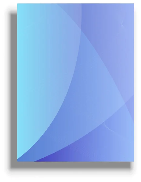 Presentation Cover Template Blue Vector Background — Vetor de Stock