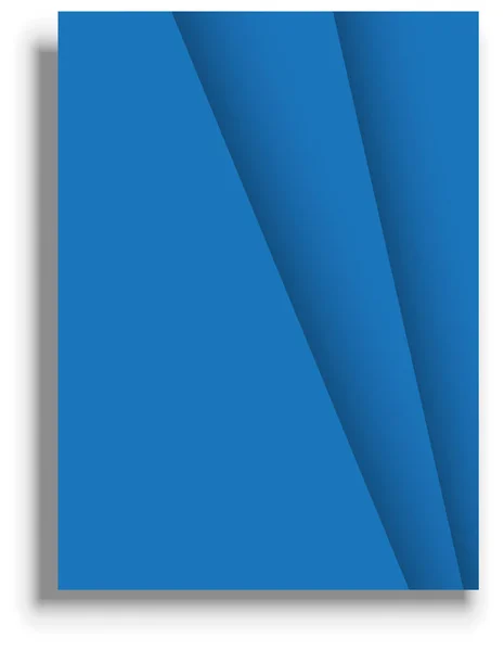 Presentation Cover Template Blue Vector Background — Archivo Imágenes Vectoriales