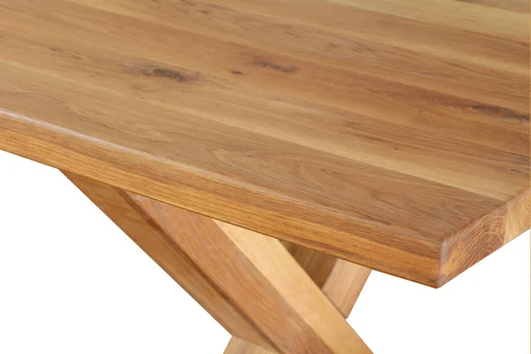 Wooden Table Surface Natural Wood Furniture Close View Solid Wood — Stock Photo, Image