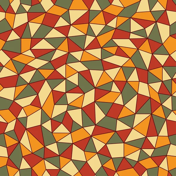 Geometriskt seamless mönster med trianglar och rektangel — Stock vektor